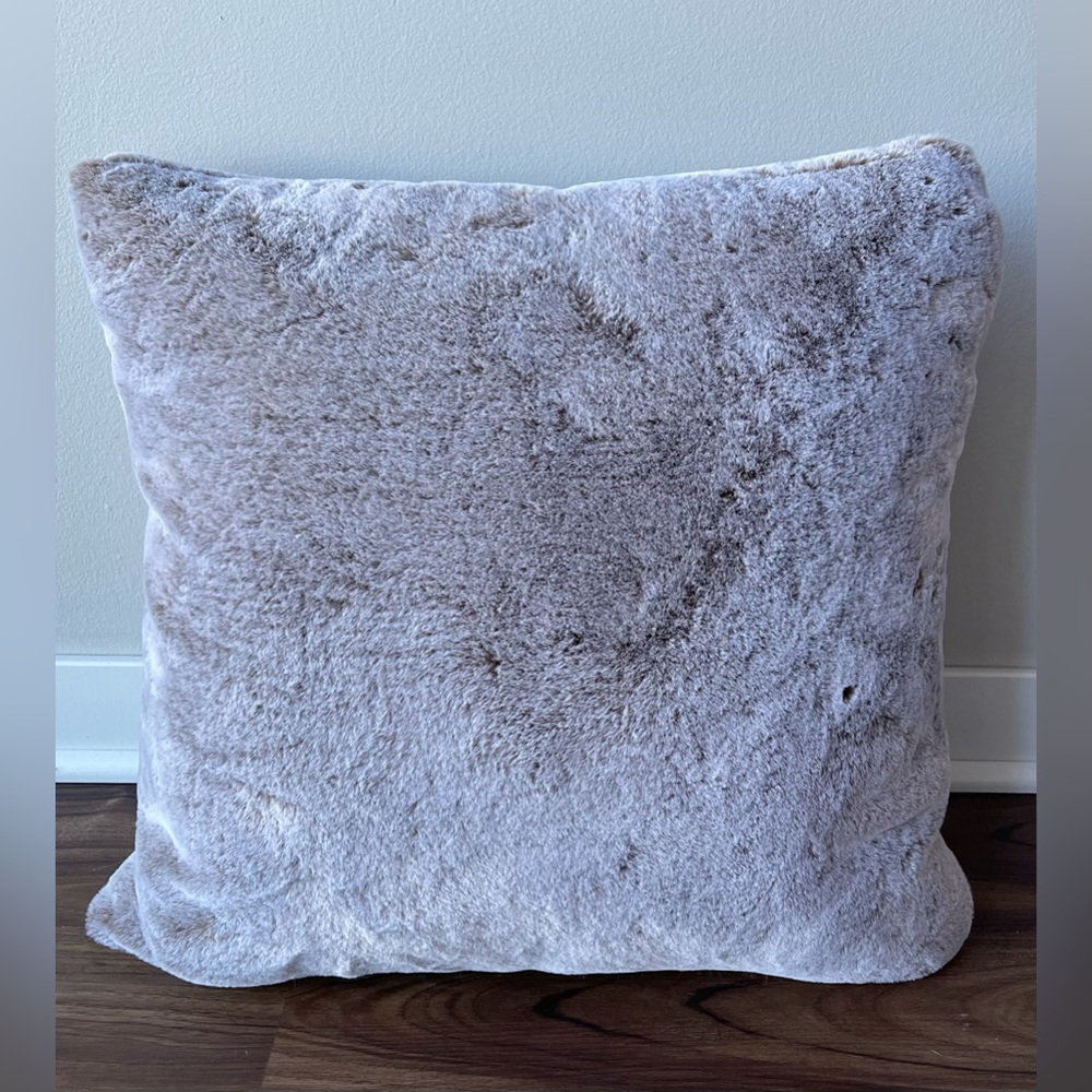 New Aspen Faux Fur Decorative Throw Pillow